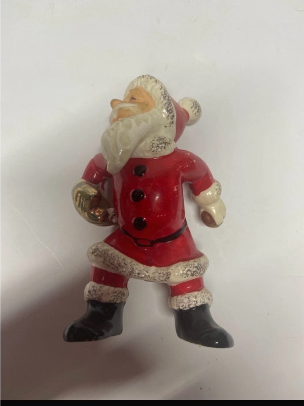 Authentic 1956 Napco Baseball
Catcher Santa
